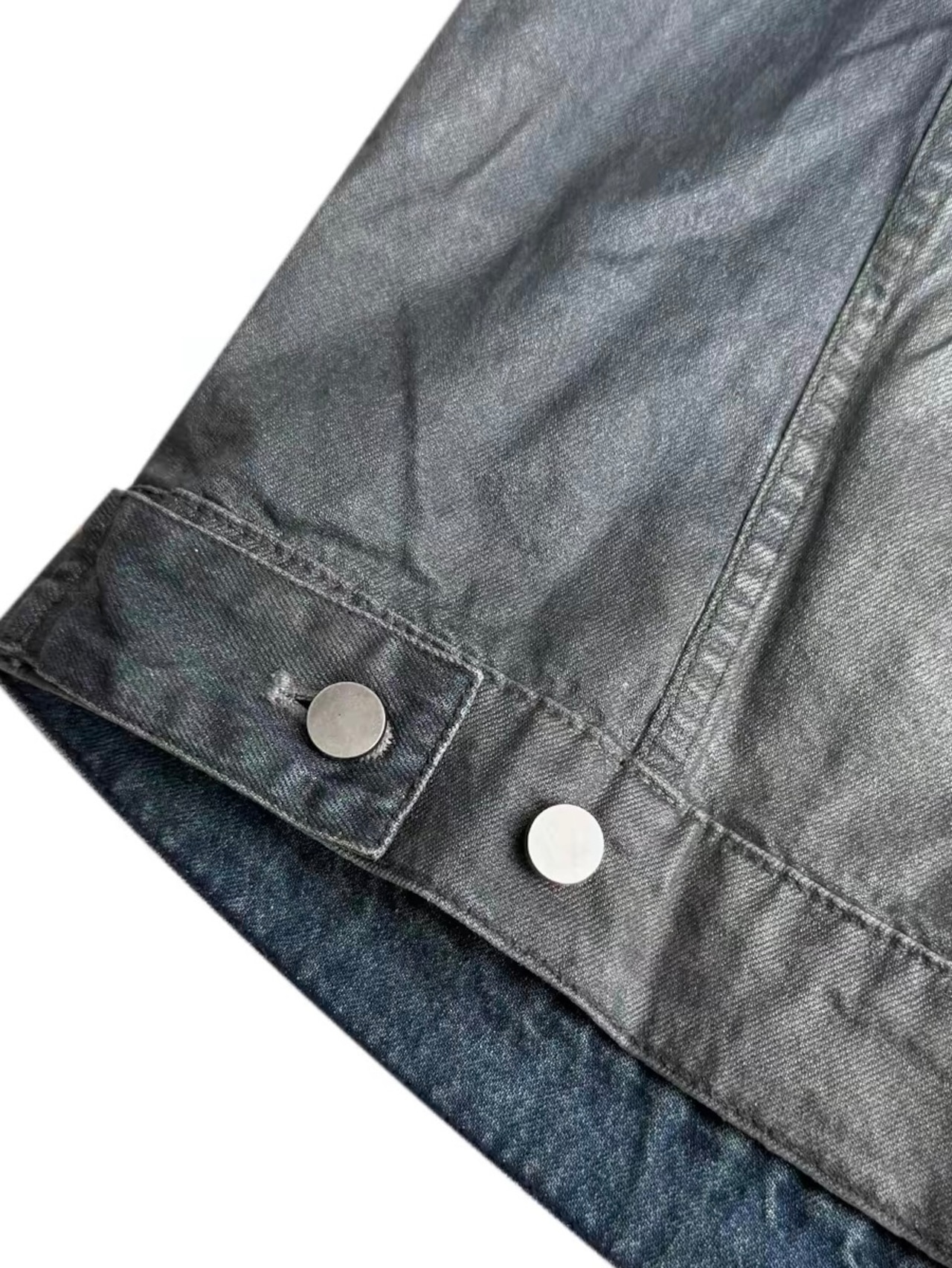 【CinderVein】Gradient Washed Denim Jacket