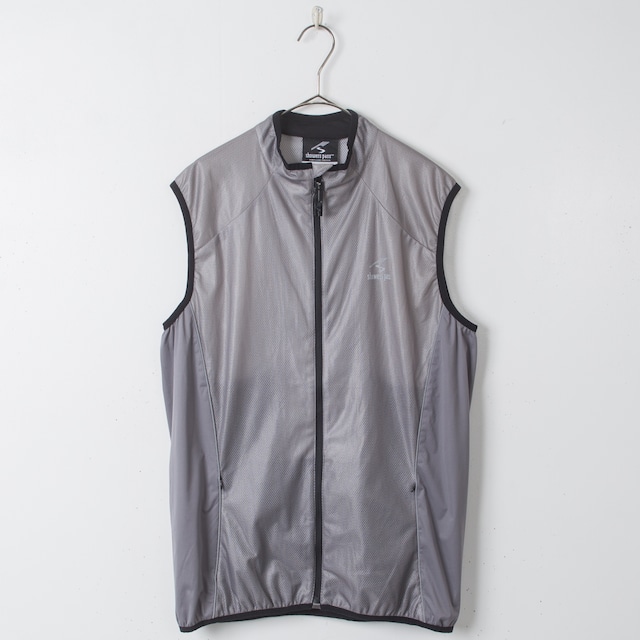 1990s vintage printed mesh switching vest