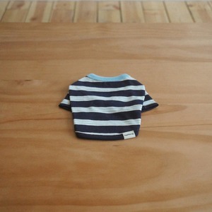 【予約】[ togethering ] Multi Striped T-Shirt｜Navy