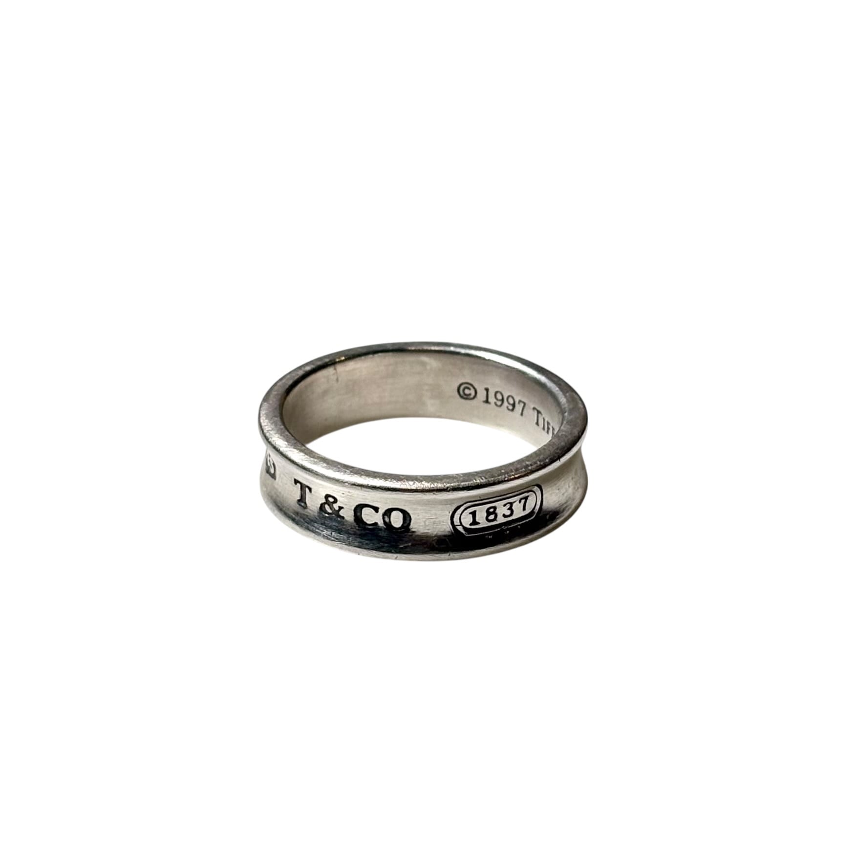 vintage TIFFANY silver × k18 signature cross ring | NOIR ONLINE