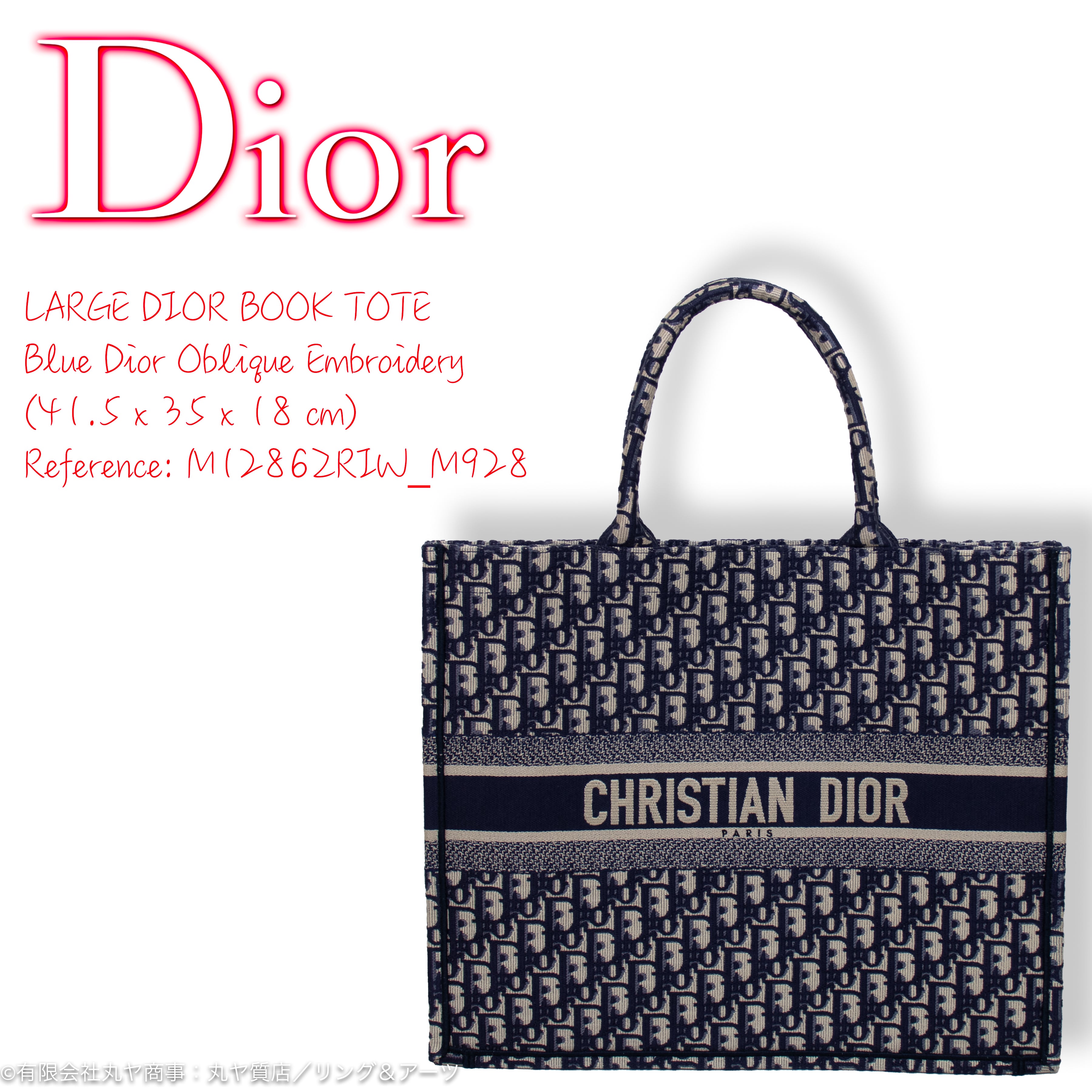 【新品未使用】 BOOK TOTE DIOR オブリーク