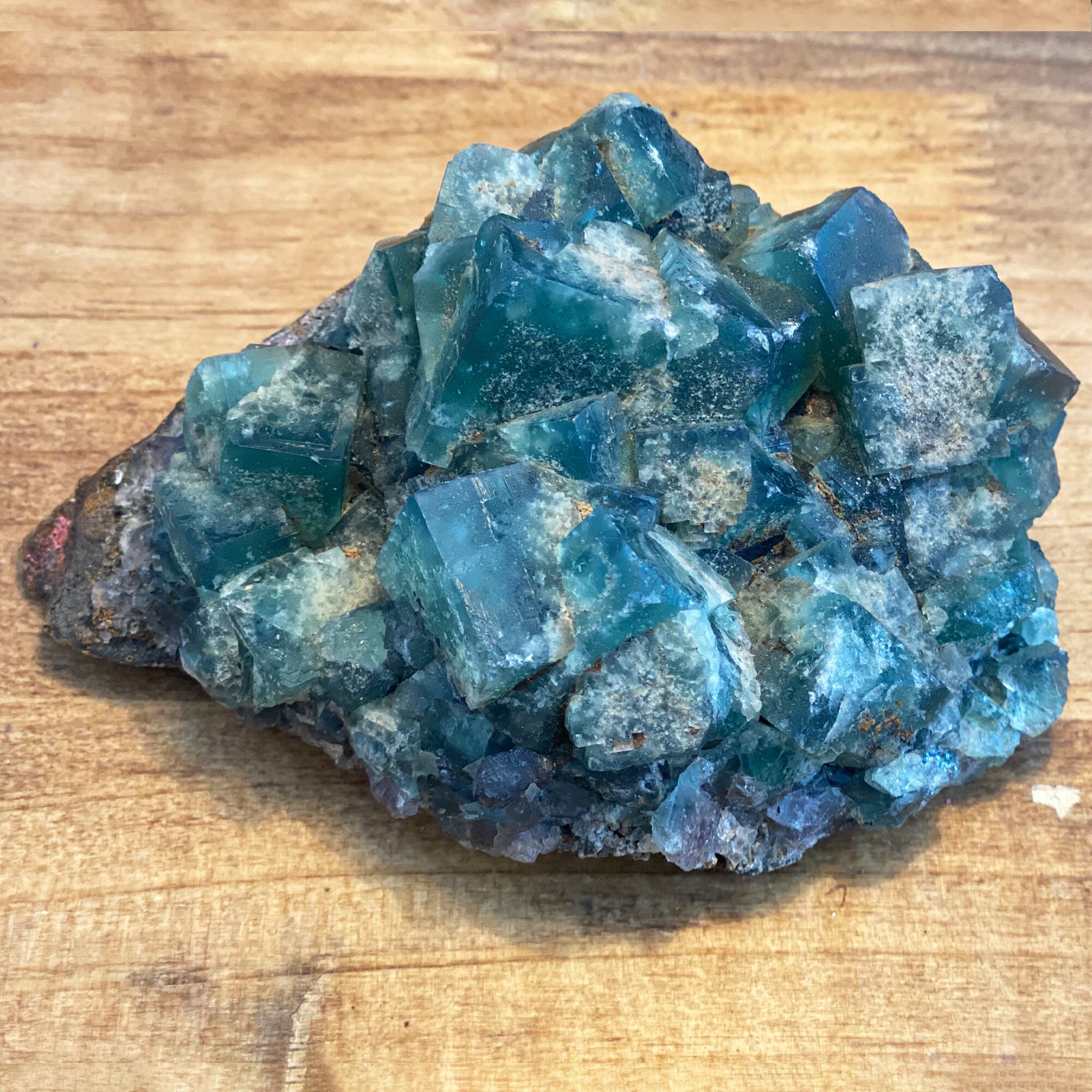 グリーンフローライト クラスター (原石) (FC0001) | minure