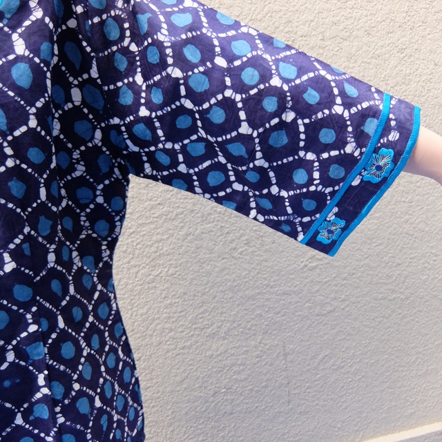 African batik tunic tops／アフリカン バティック チュニックトップス 