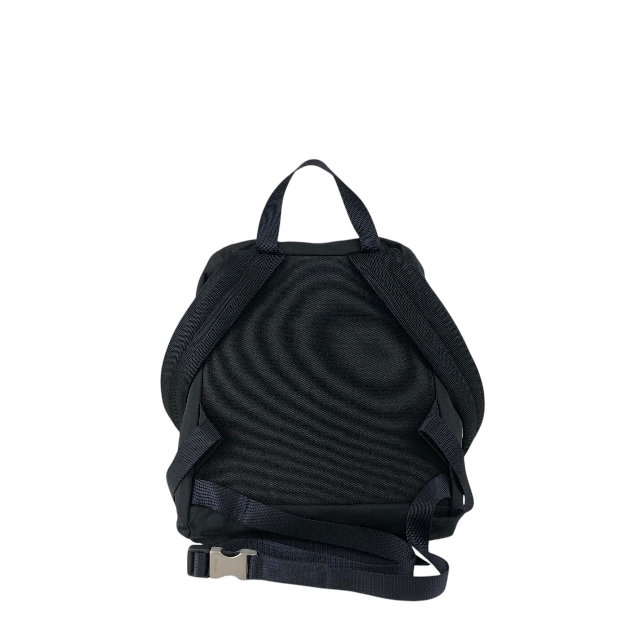 PRADA プラダ バックパック ブラック トライアングルロゴ ナイロン