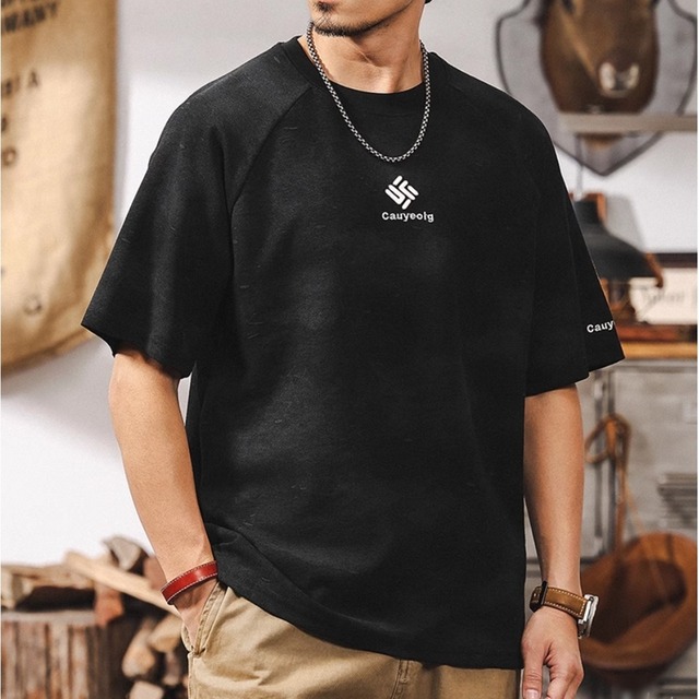 レトロスポーティークール半袖Tシャツ 225536