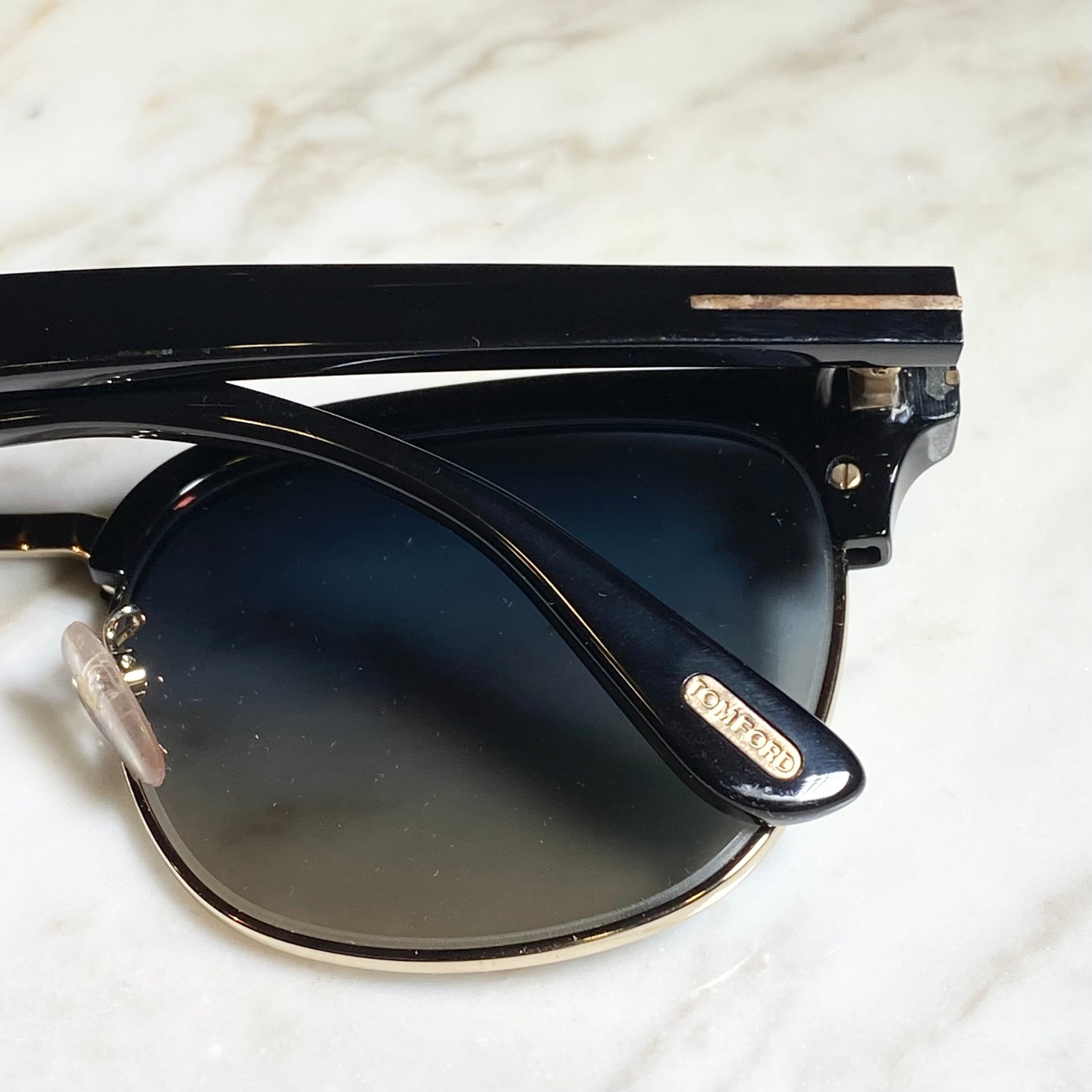 TOM FORD half rim sunglasses “TF544-K” | NOIR ONLINE