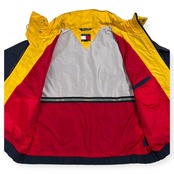 90s TOMMY HILFIGER トミーヒルフィガー セーリングジャケット サイズ XL /ビンテージ ネイビー系 ストリート マウンテンパーカー
