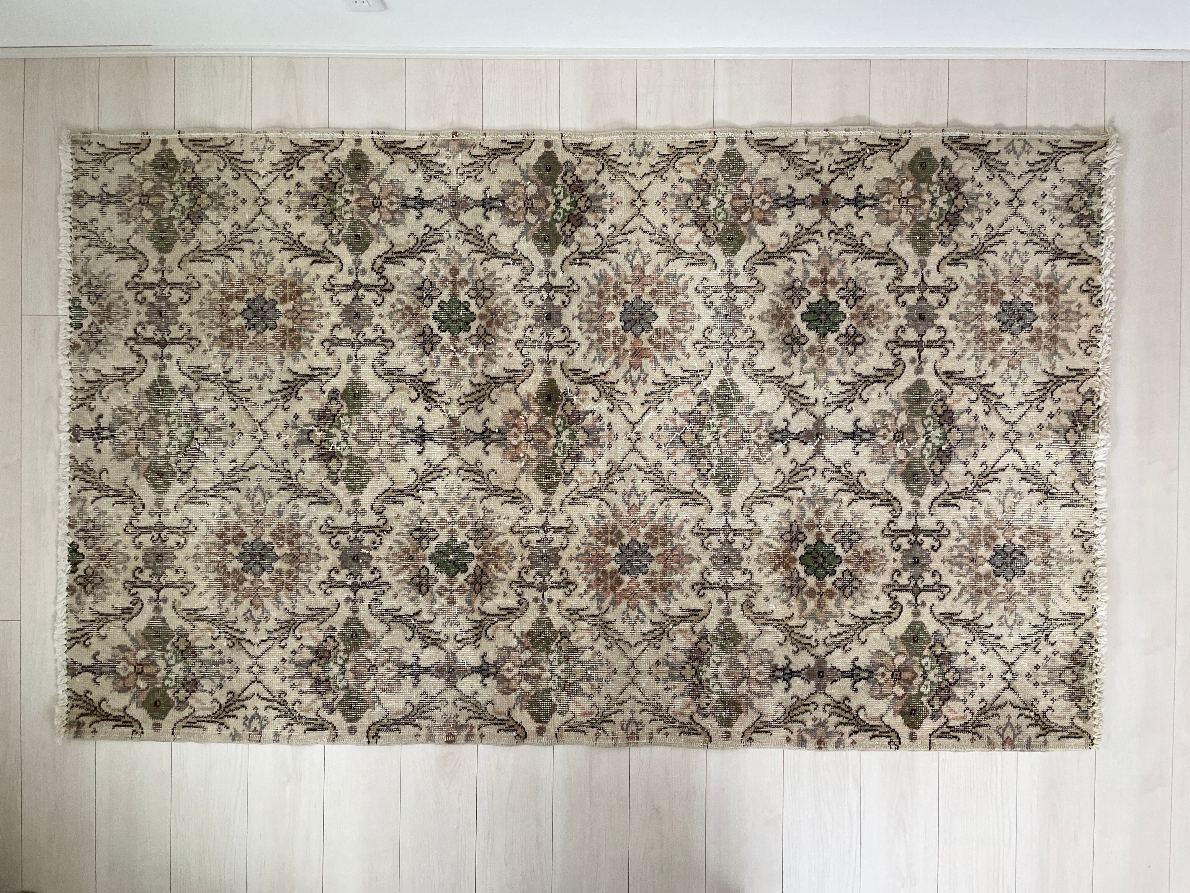 Jacquard Sun Rug ヴィンテージ　ブランケット　ラグ　タペストリー 70's vintage rug -
