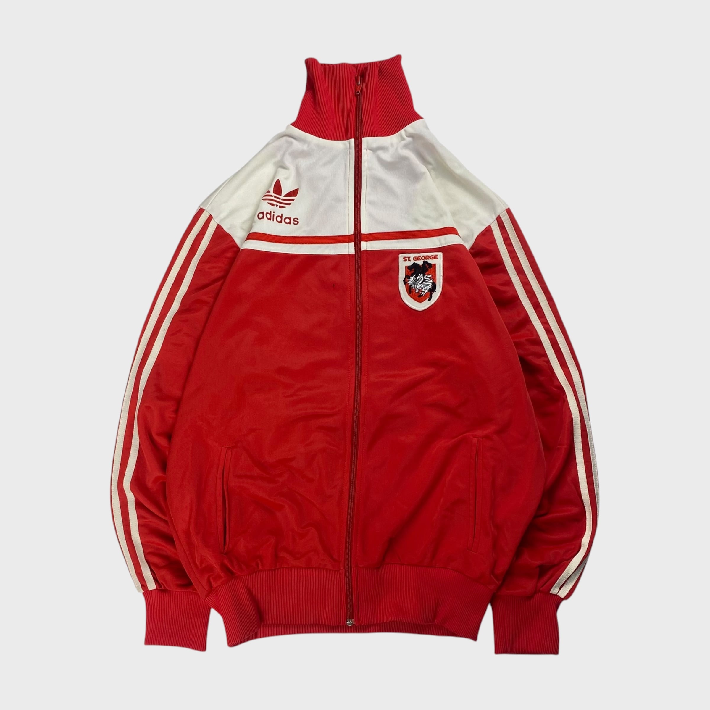 80年代 adidas アディダス トラックジャケット ジャージ メンズXS相当