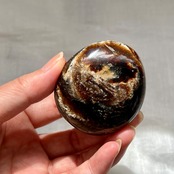 ブラックオパール(グレーオパール)*パーム2*コモンオパール*天然石インテリア*置き物