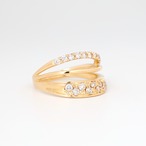 ダイヤモンド デザインリング K18 / 0.500ct