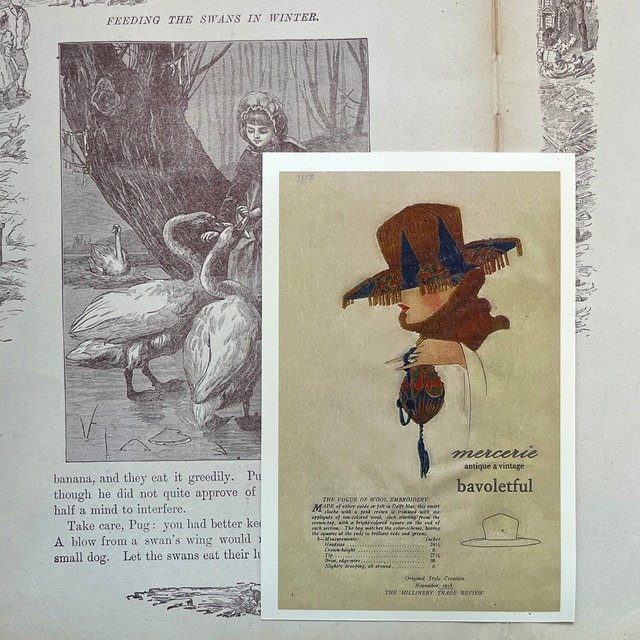 ポストカード　original／9. mode hat（10cm×14.8cm）