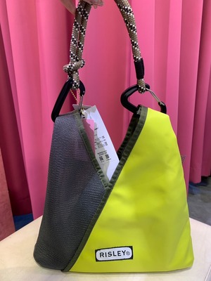 リズレイ RISLEY risley トライアングルフリルメッシュBAGミニ