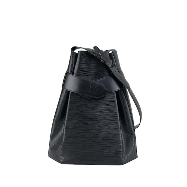 LOUIS VUITTON ルイヴィトン サックデポール エピ ショルダーバッグ ブラック レザー 巾着 vintage ヴィンテージ オールド b75b8t