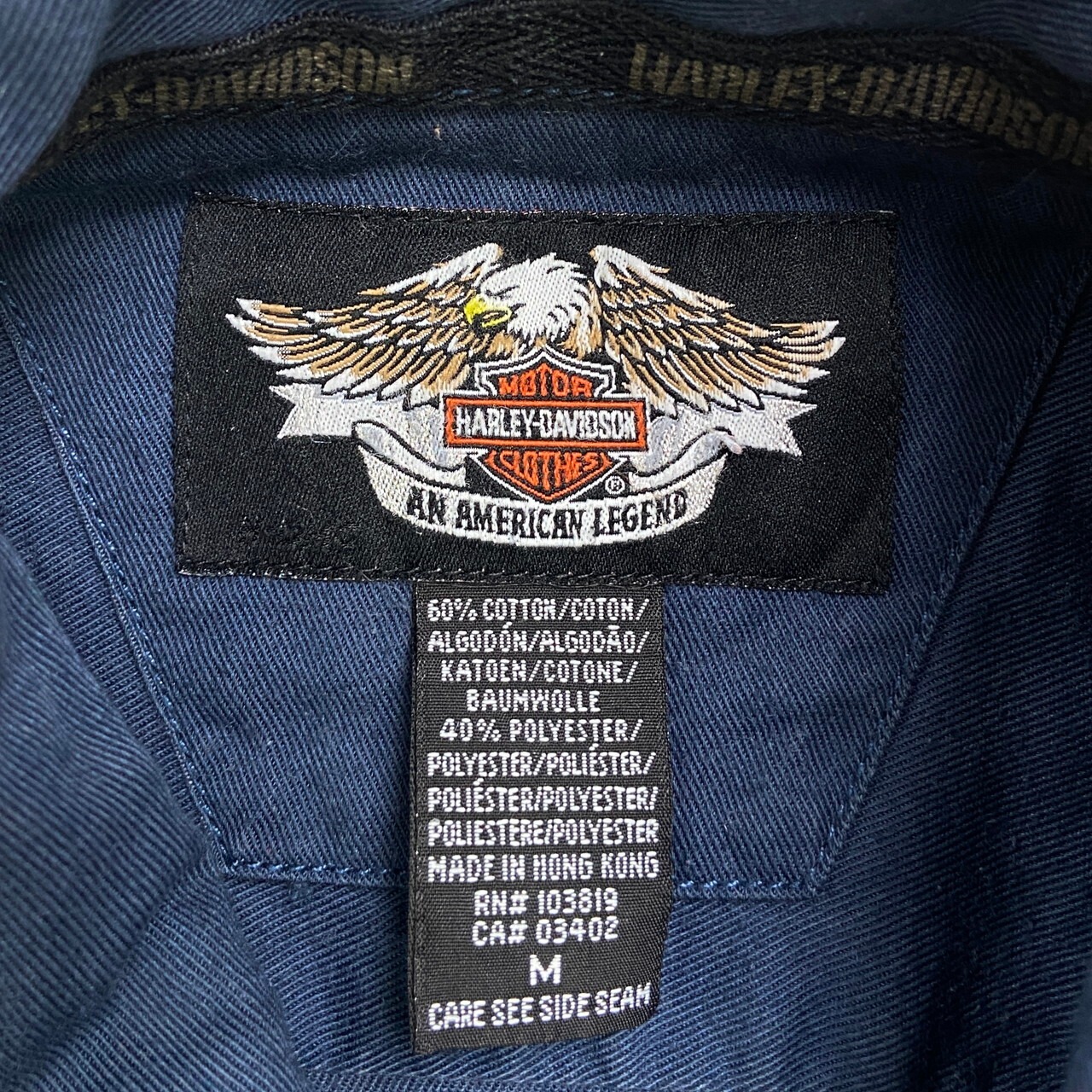 Harley-Davidson ハーレーダビッドソン 半袖シャツ ワークシャツ 