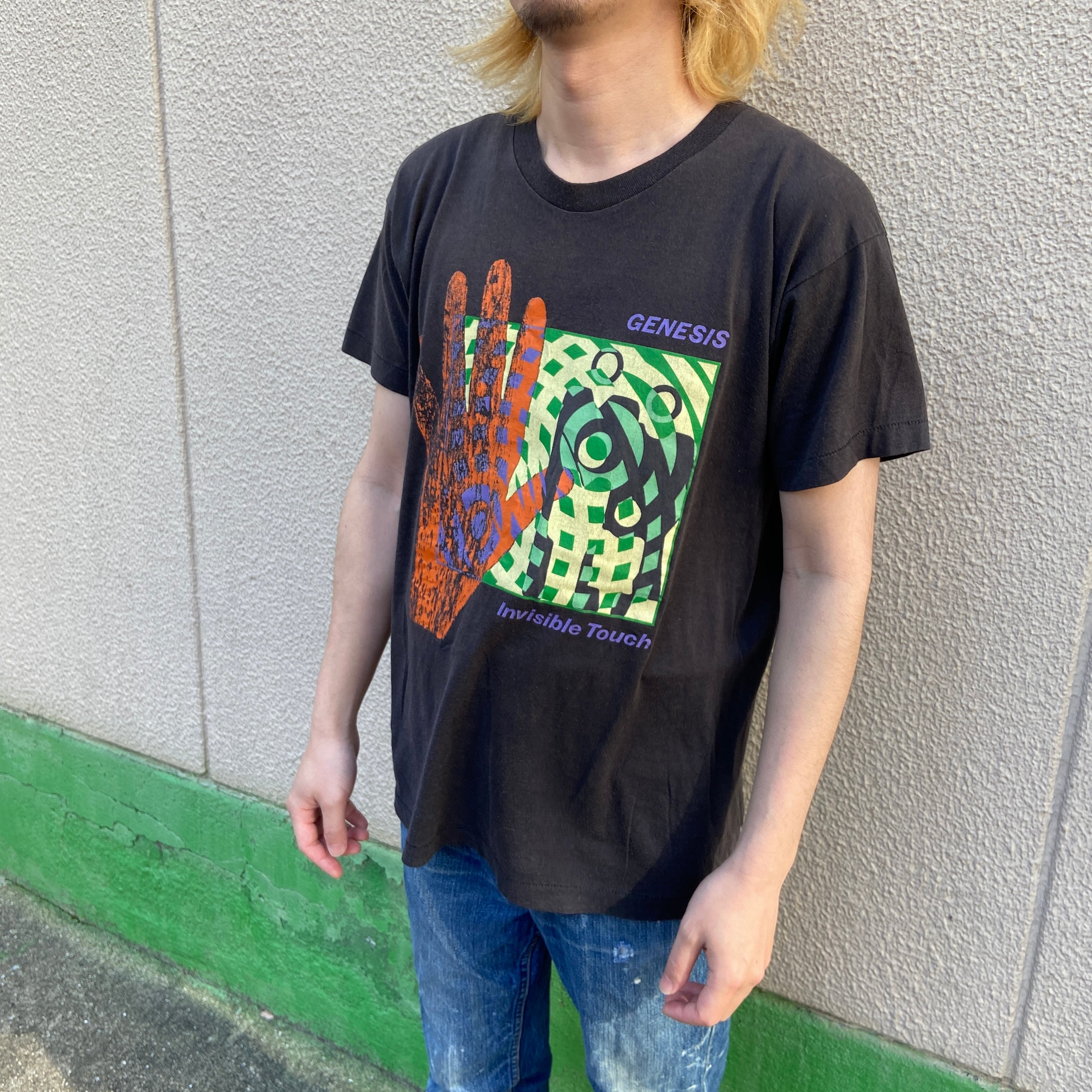 80s USA製 GENESIS ジェネシス バンドTシャツ ツアーT 黒 XL 80s USA製 GENESIS ジェネシス バンドTシャツ ツアーT 黒 XL