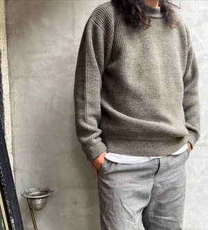 WASEW "ISLAND KNIT" Gray Color