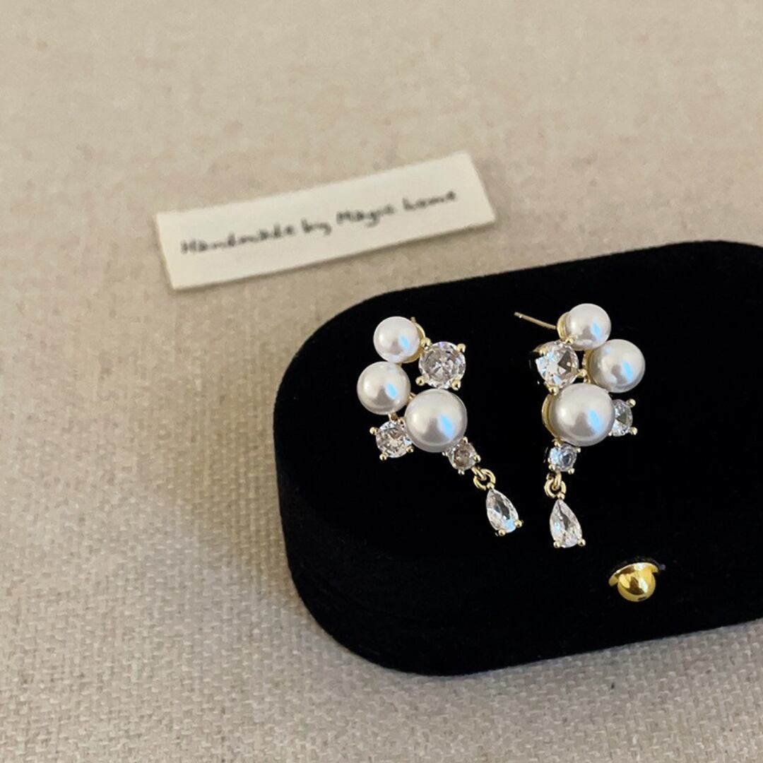 パール ストーン ピアス 34123414