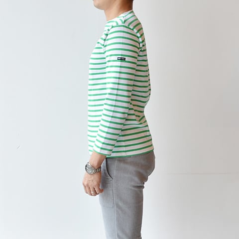 SAINT JAMES(セントジェームス)ボーダーシャツ(OUESSANT)NEI/GOL