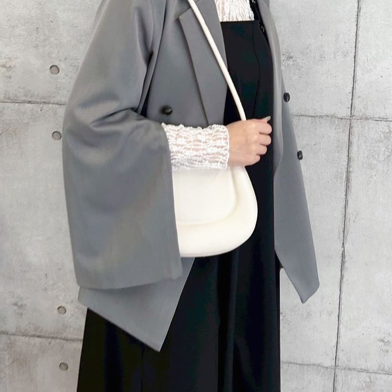 ロージー  Rosiee 袖スリットダブルジャケット