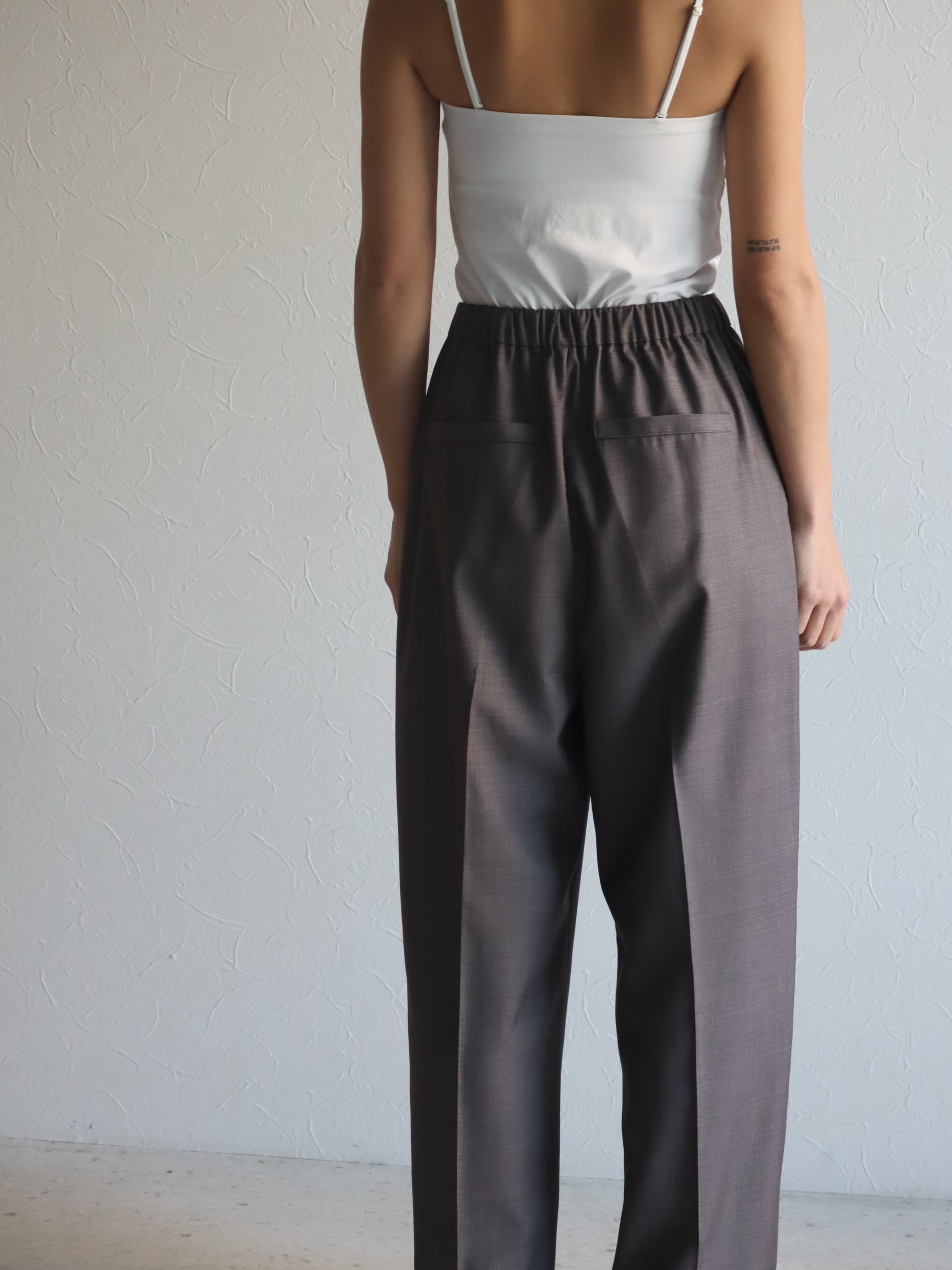 パンツ ella selectshop silky twill skirt pants SS23402_Cover_RominaSilkFaille