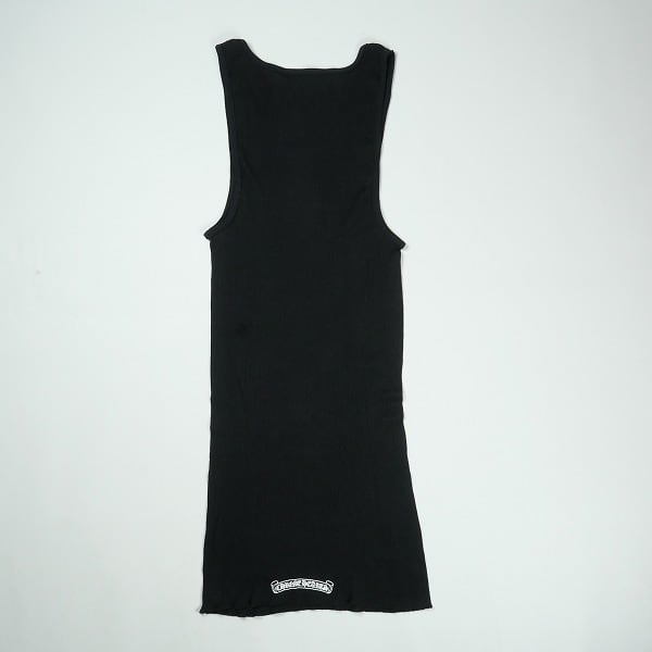 Size【M】 CHROME HEARTS クロム・ハーツ HAIRY CROSS RIB TANK BLACK
