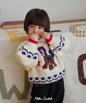 韓国子供服 / 26winter / MelonSwitch / ポニースターハーフネックセーター / キッズ / 冬服 *3~11*