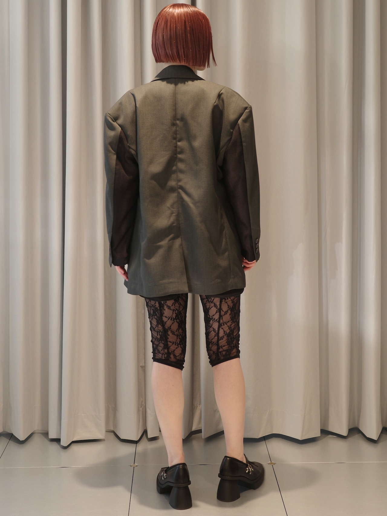 【26SS】FUMIE TANAKA フミエタナカ / テーラードジャケット / sheer conbi JK - 5