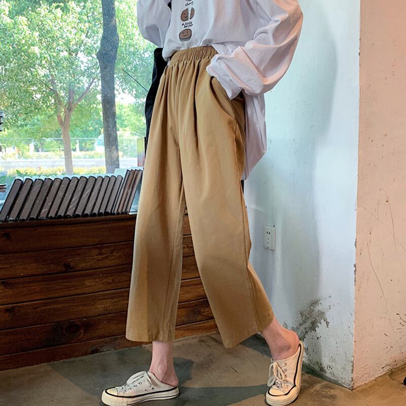 パンツ サマー薄手ハイウェストルーズカジュアル 夏物 試着室61327848602