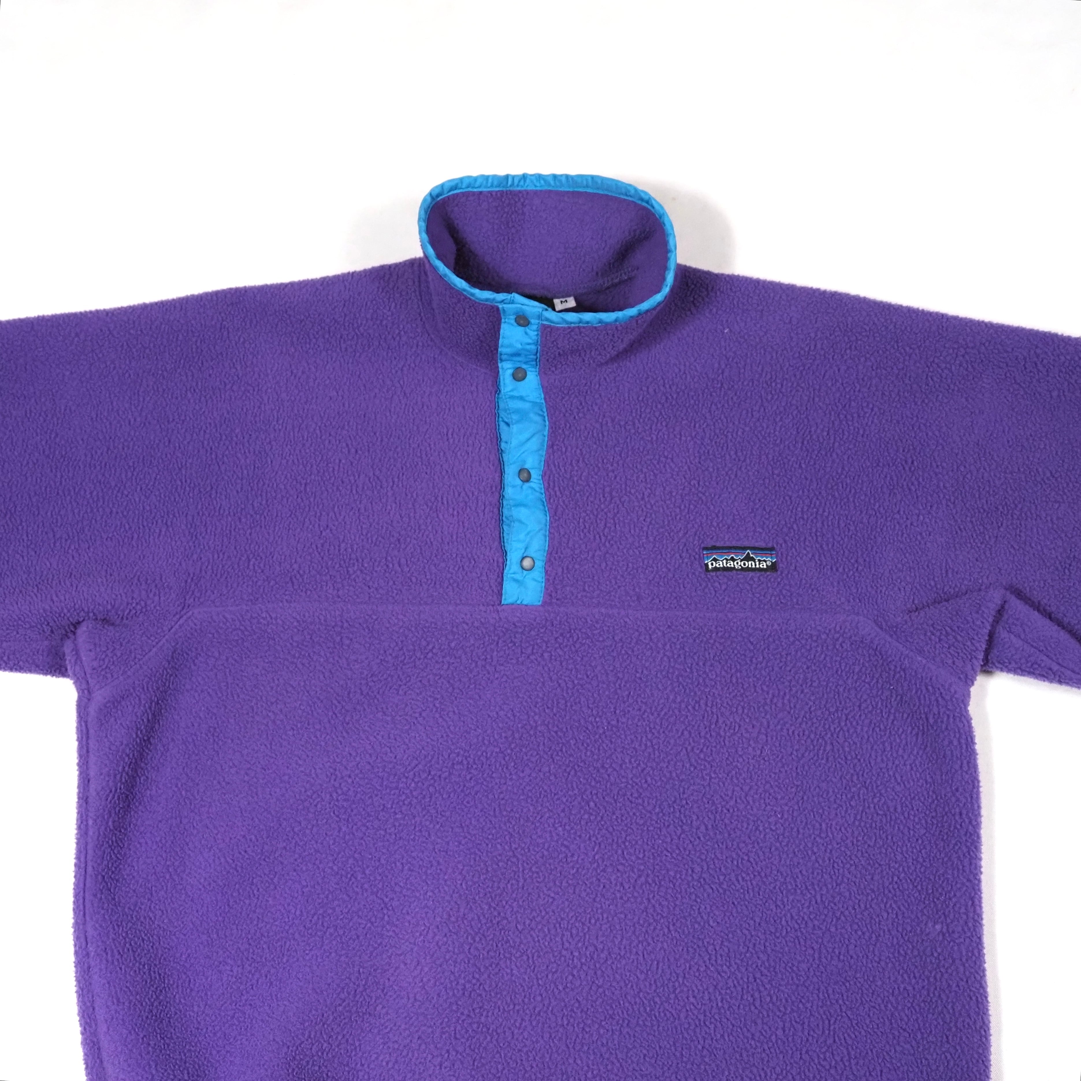 80s Patagonia Snap-T Fleece Jacket M USA製 パタゴニア スナップT