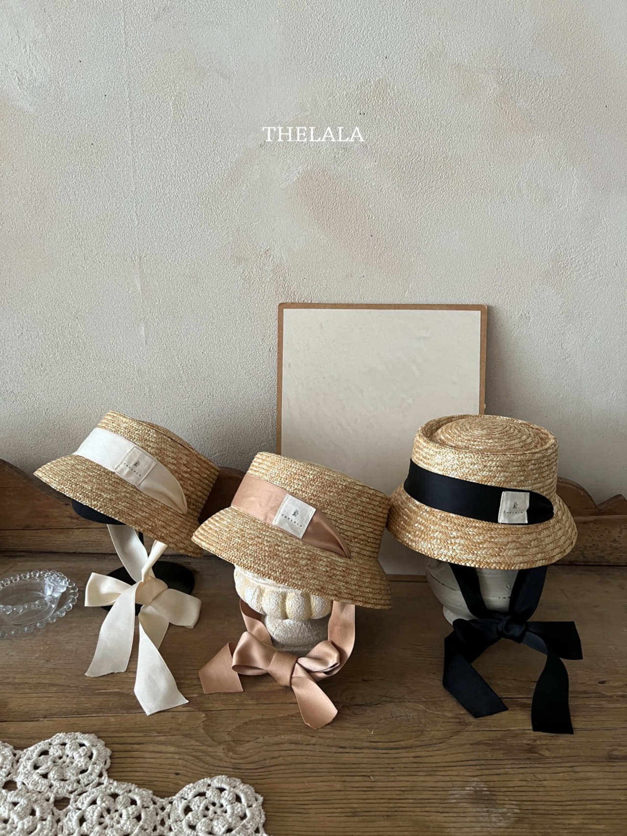 [THELALA] Hepburn Bucket hat / [더랄라] 햅번벙거지