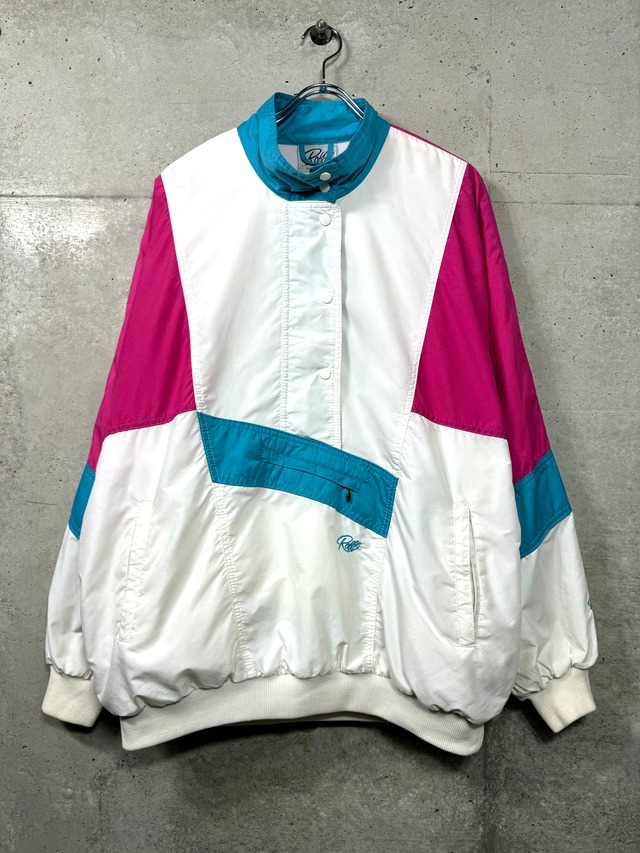 "US" vintage design pullover blouson