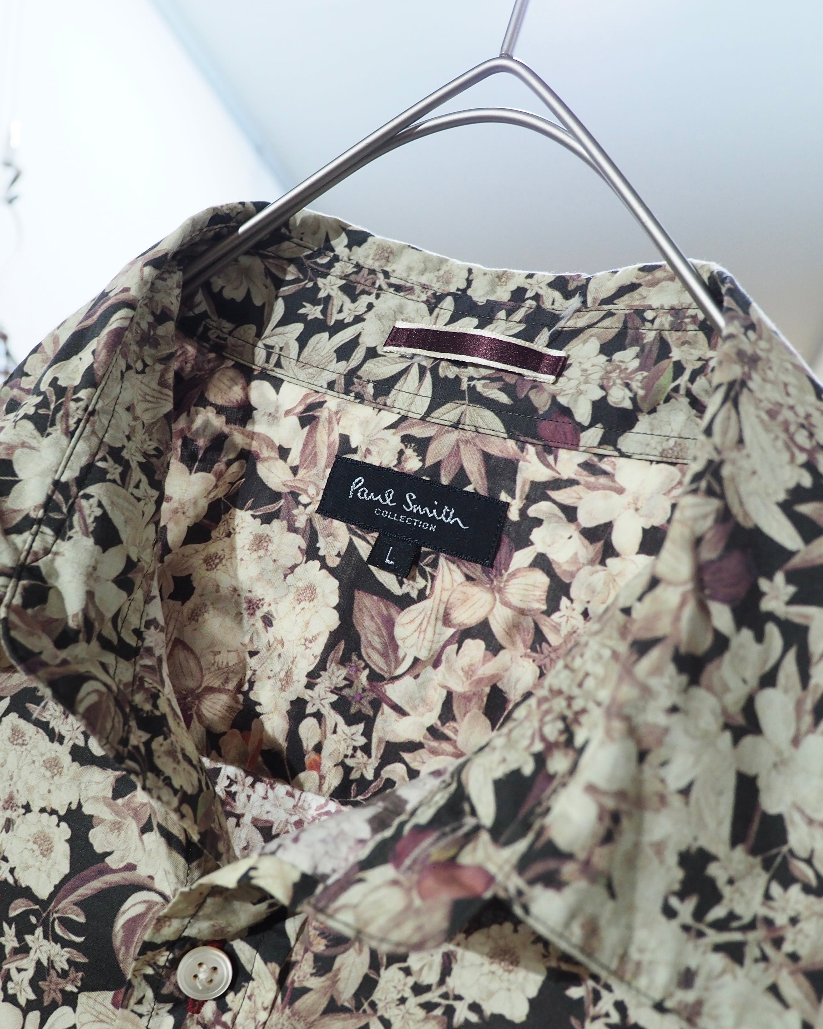 ” Paul Smith collection ” Beautiful Flower all Over printed Dress shirt