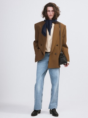 [RECTO][MEN] SIGNATURE STRAIGHT FIT DENIM (LIGHT BLUE) 正規品 韓国ブランド 韓国通販 韓国代行 韓国ファッション レクト メンズ 日本 店舗