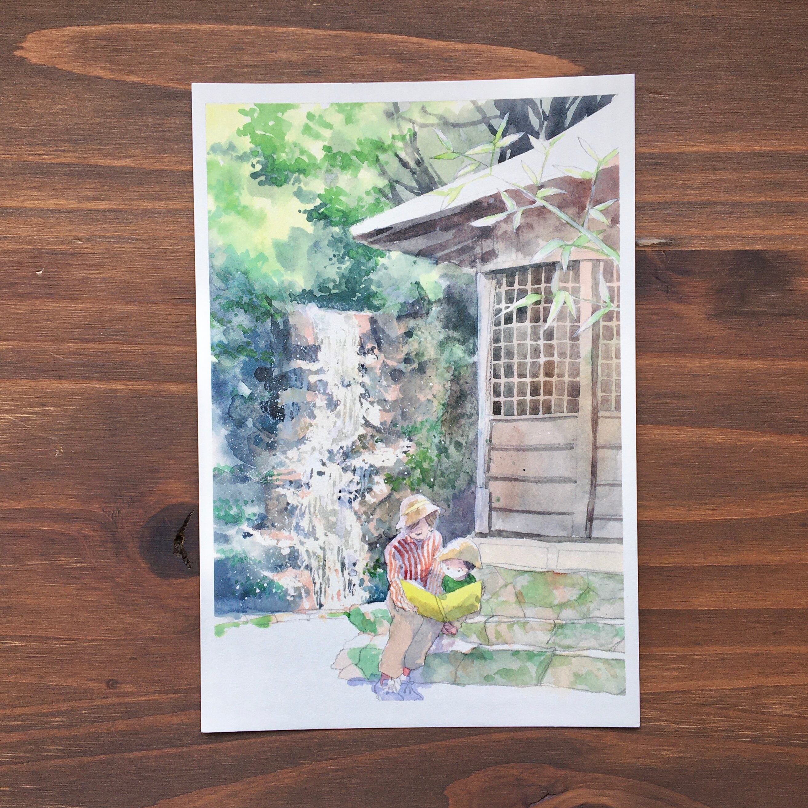 風文庫オリジナルポストカード~蘆屋川三景ー 春夏(3枚セット)