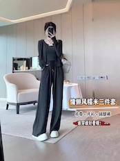 スポーツウエア・トップス&ワイドレッグパンツ