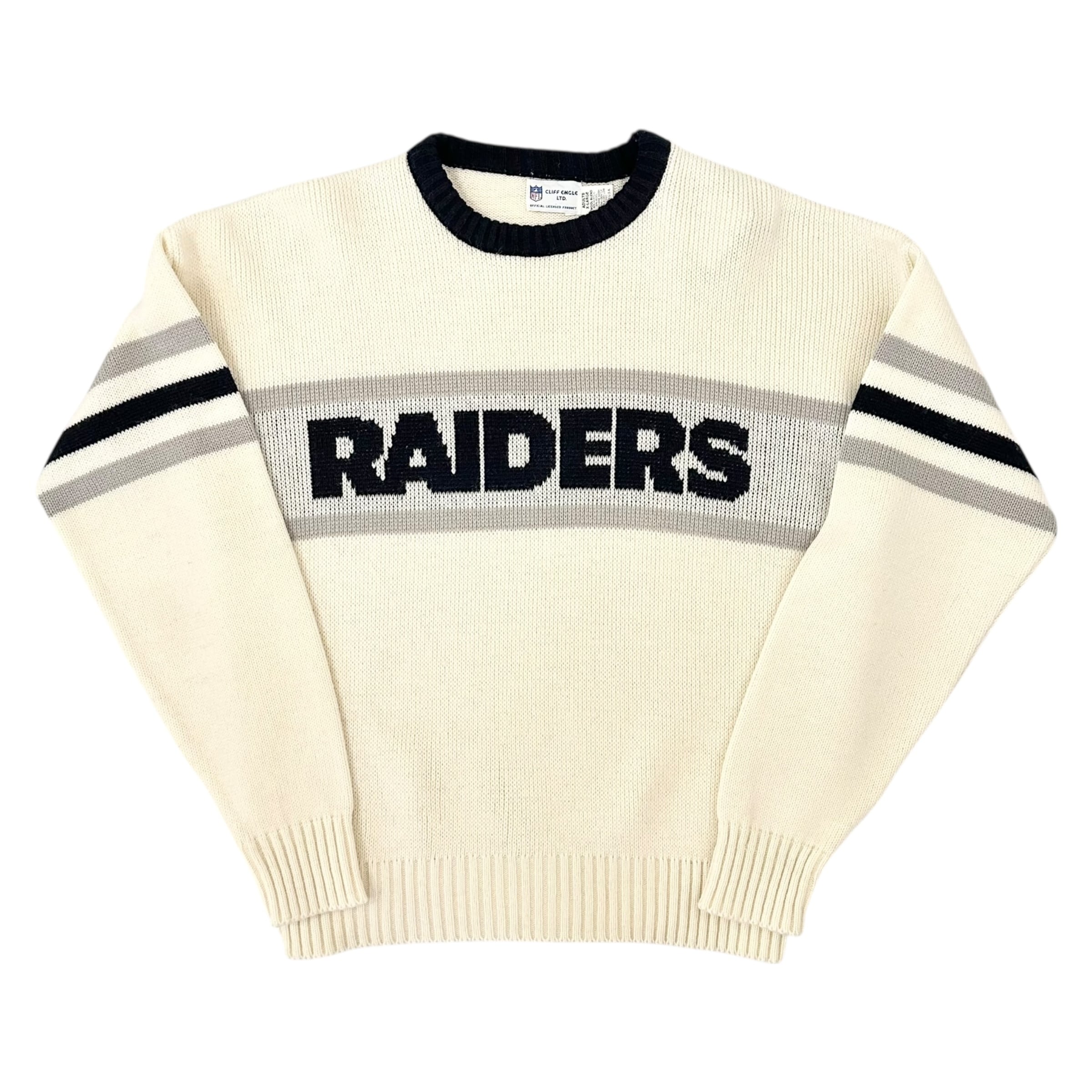 80s〜 RAIDERS SWEATER WHITE | BerBerJin Yuhodo 80s〜 RAIDERS SWEATER WHITE | BerBerJin Yuhodo