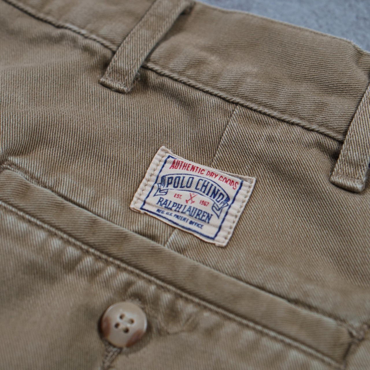 90s 初期型 Polo by Ralph Lauren POLO CHINO "SCOVILL zip" W34L30相当 古着 - 10