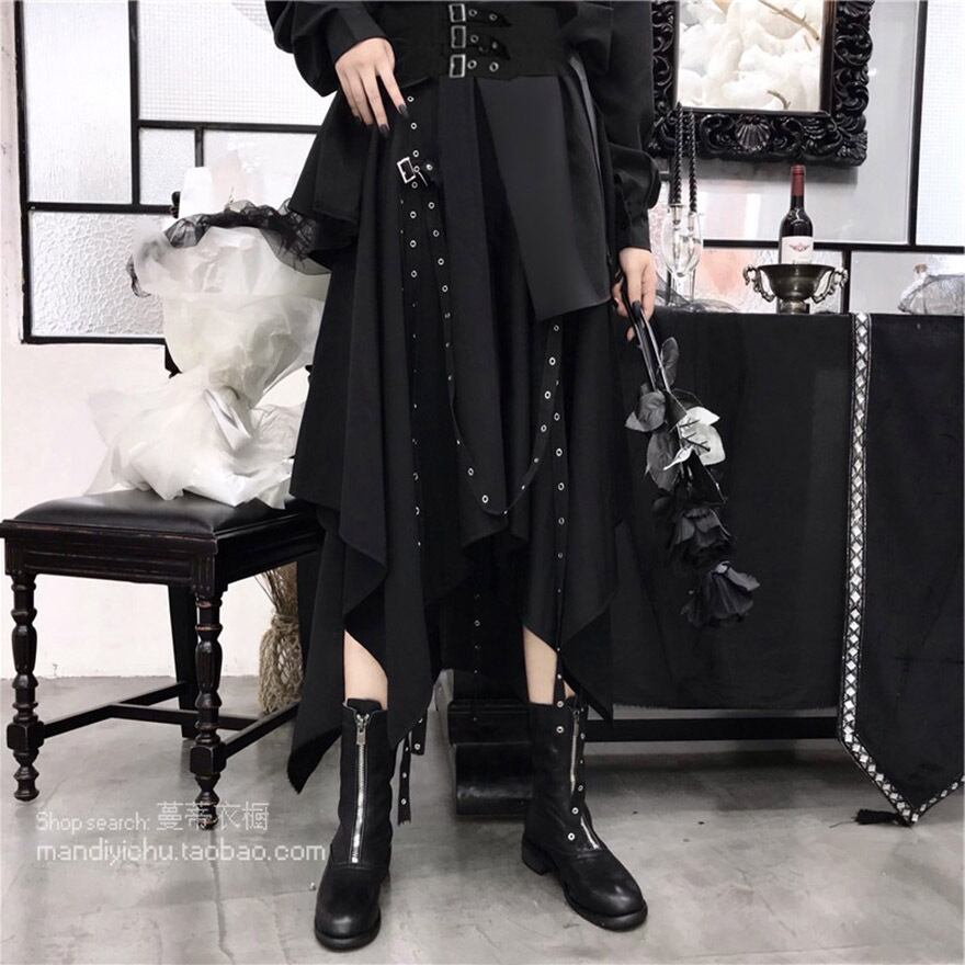 SEASONZ ファッション ゴスロリ 地雷系 スカート ロング丈