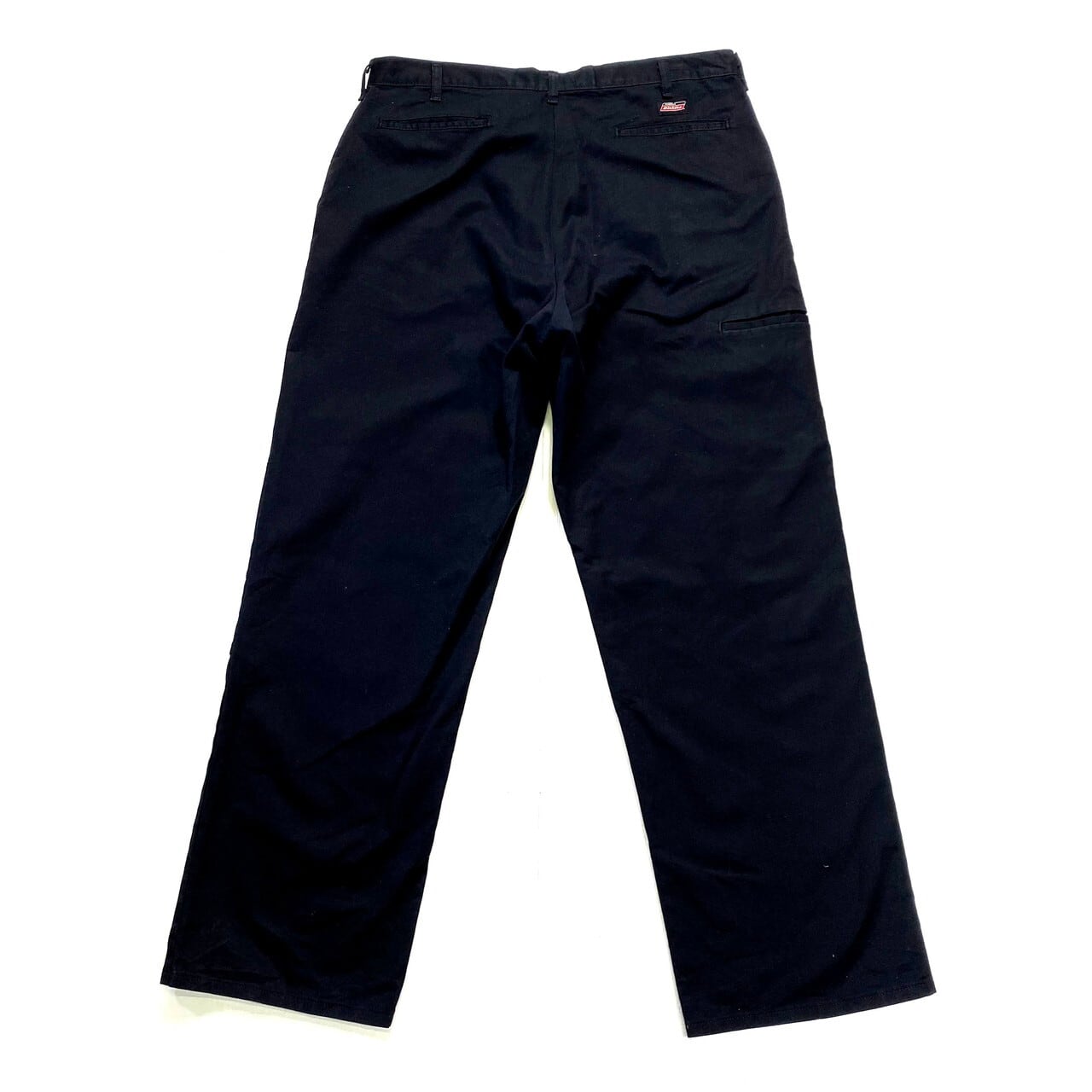 Q66【Dickies】ダブルニー極太パンツ【メンズ42インチ】黒