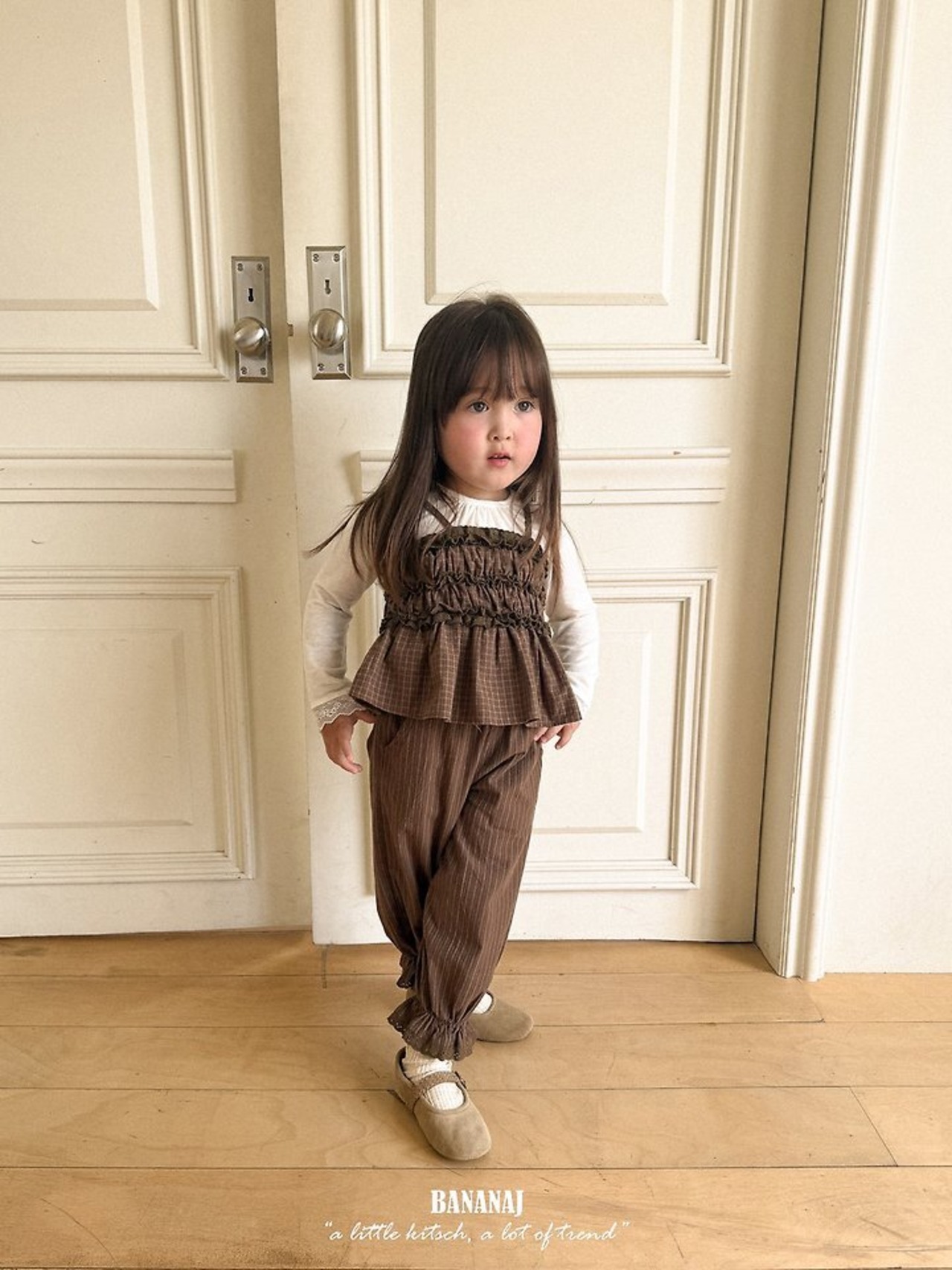 韓国子供服 / BANANA J / 26Autumn / ドロシーパンツ / 秋服 / キッズ *XS~JS*