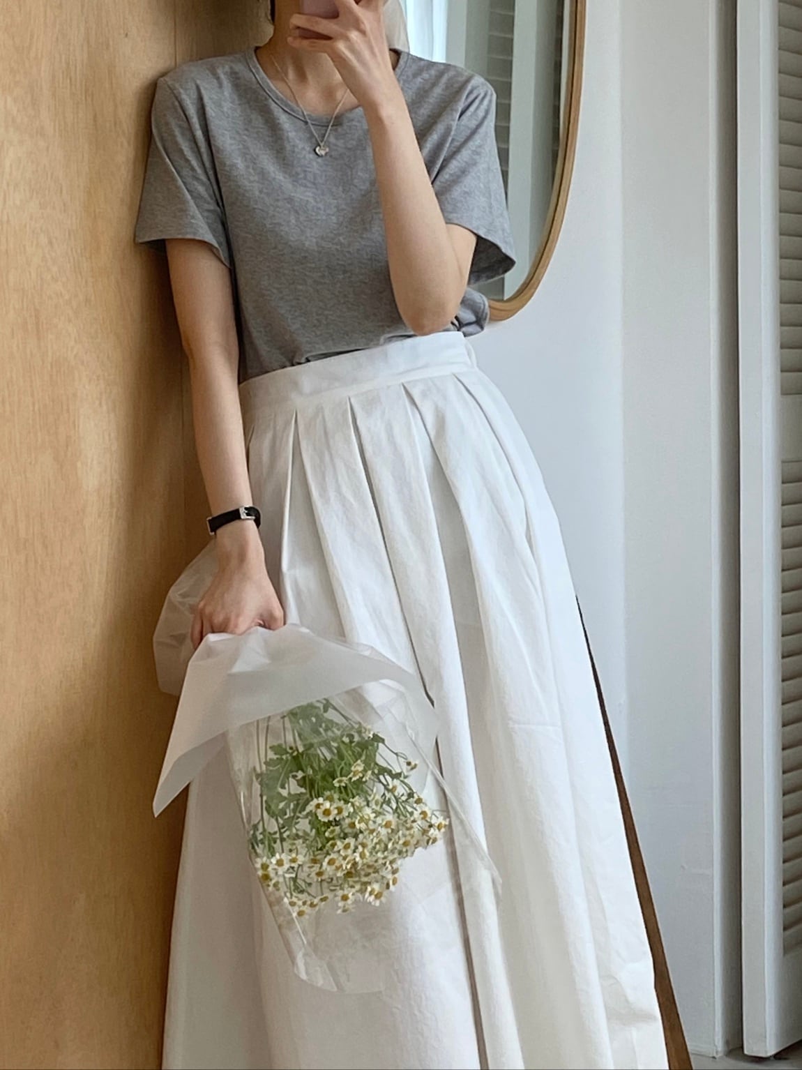 Cotton Basic T-shirt 3color