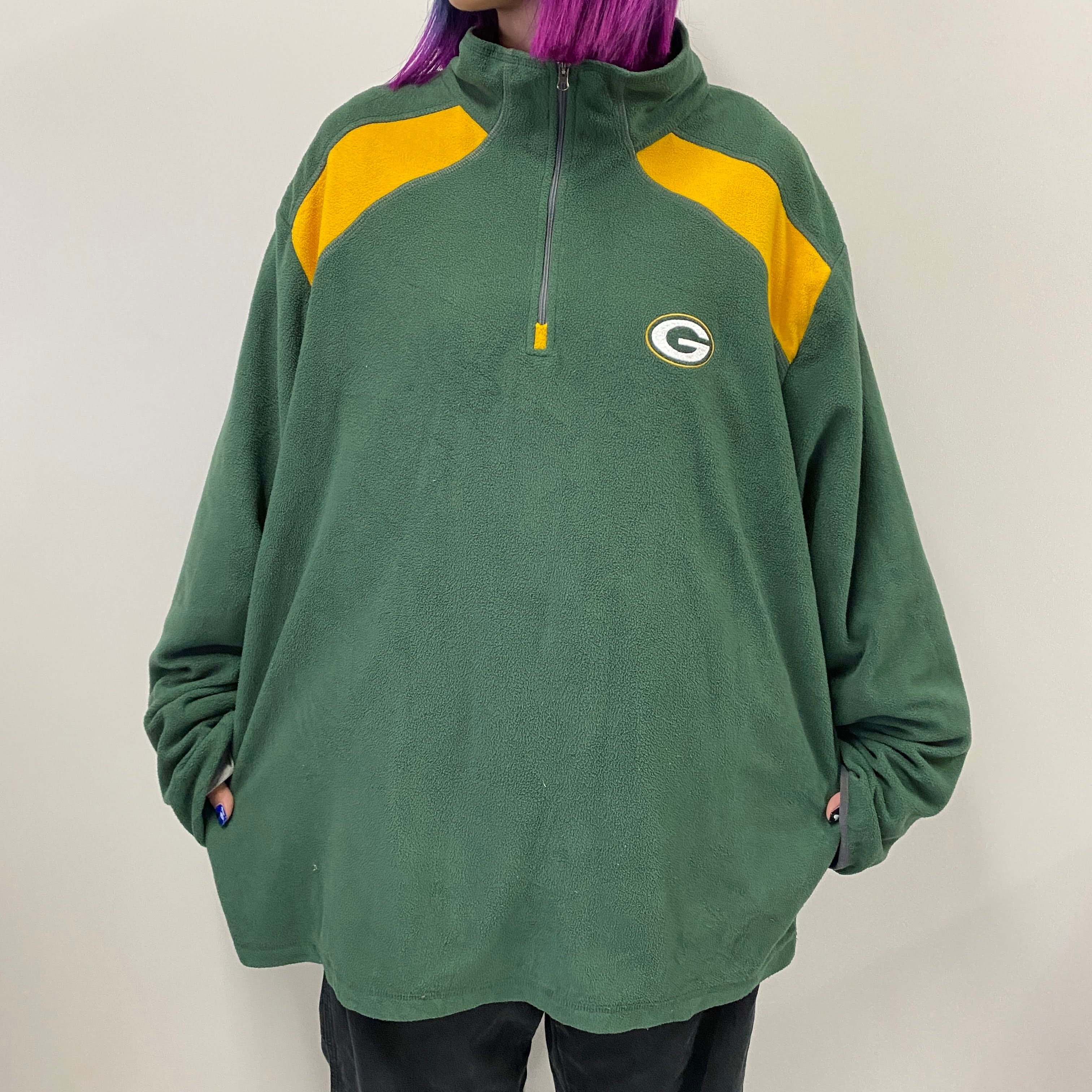 LOGO7 NFL GREEN BAY PACKERS グリーンベイパッカーズ ハーフジップ