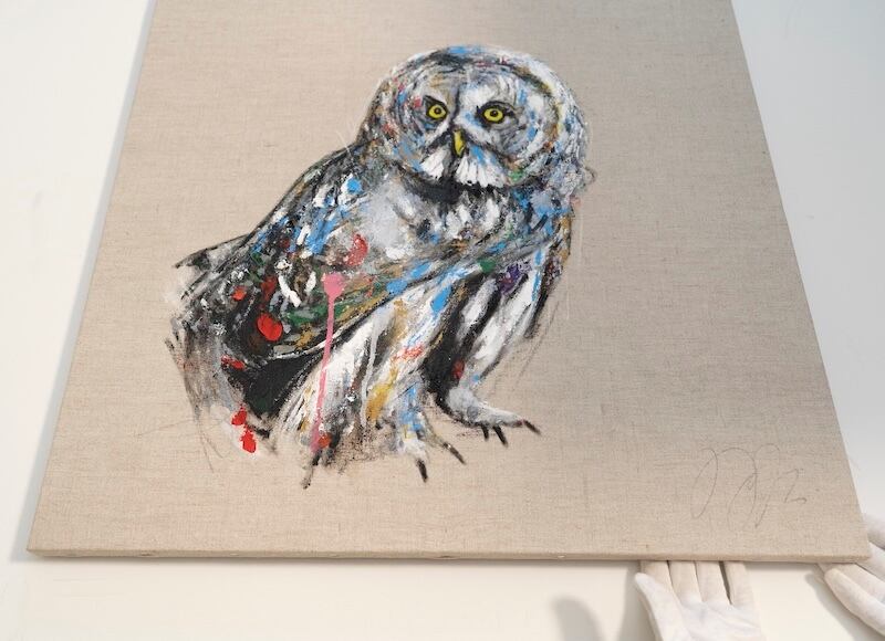 owl / フクロウ / 梟の現代アート作品 絵画販売 | TOMOYA GALLERY STORE