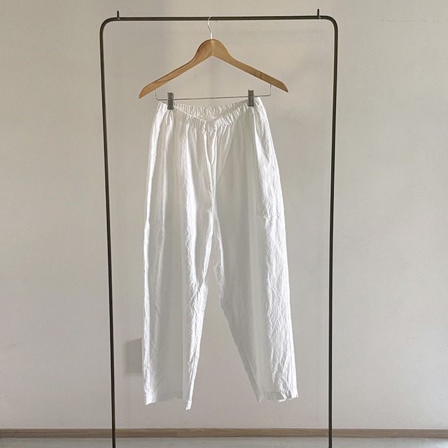 バルキーシーチング厚手　ギャザーパンツ　homspun