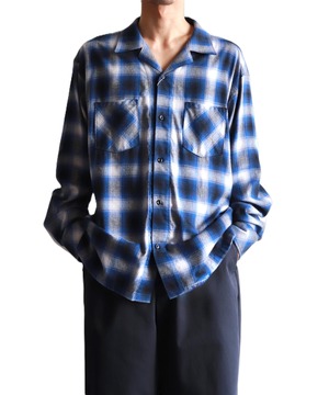 Rafu / Rafu025 BOX SHIRT (BLUE)