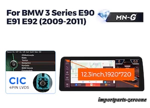 BMW  3シリーズE90  アンドロイドナビ 12.3インチ クアルコム668S 6 + 64G CIC  -RA-1218