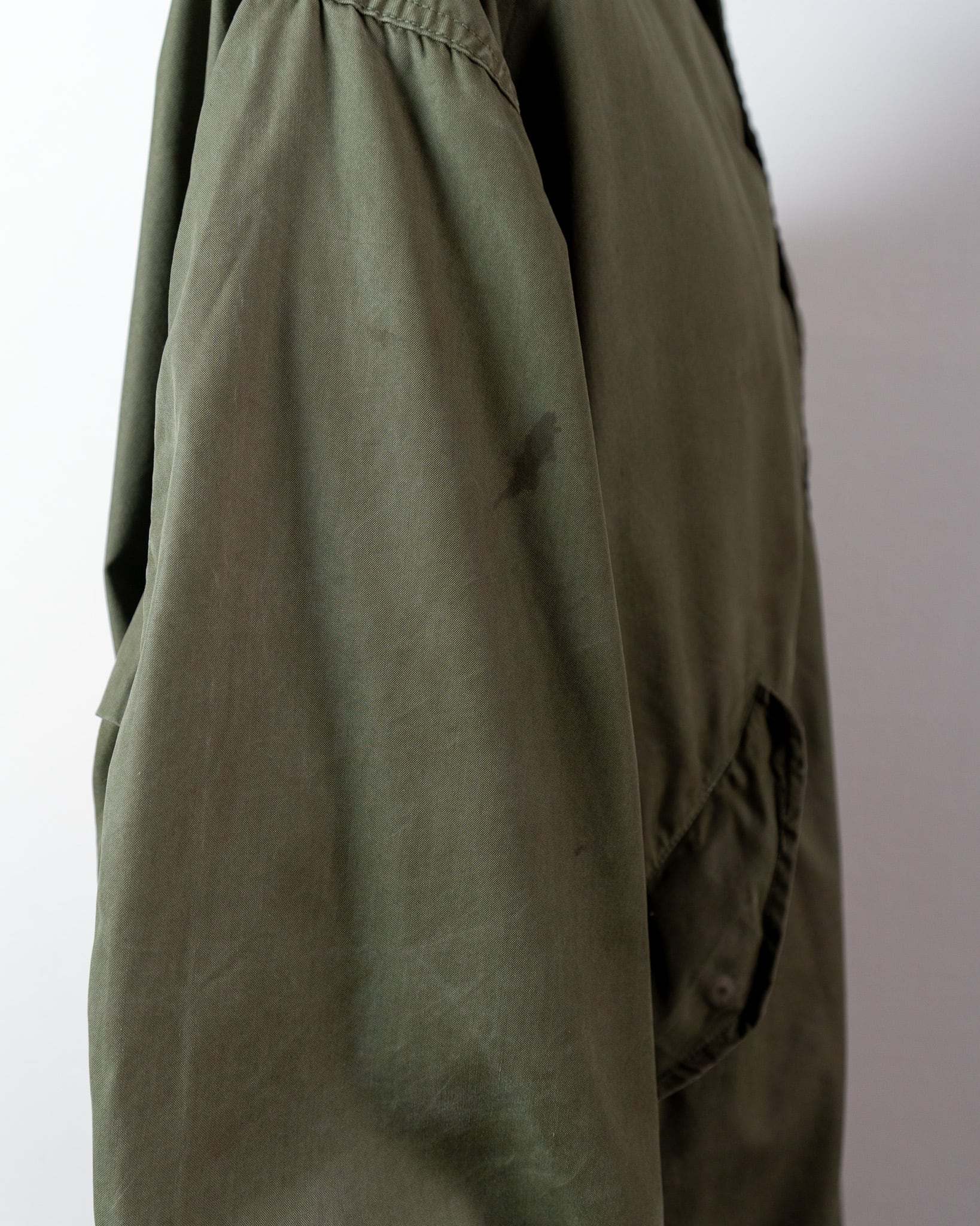 MEDIUM】Aluminum Zipper U.S.Army M-65 Field Parka Shell アメリカ軍