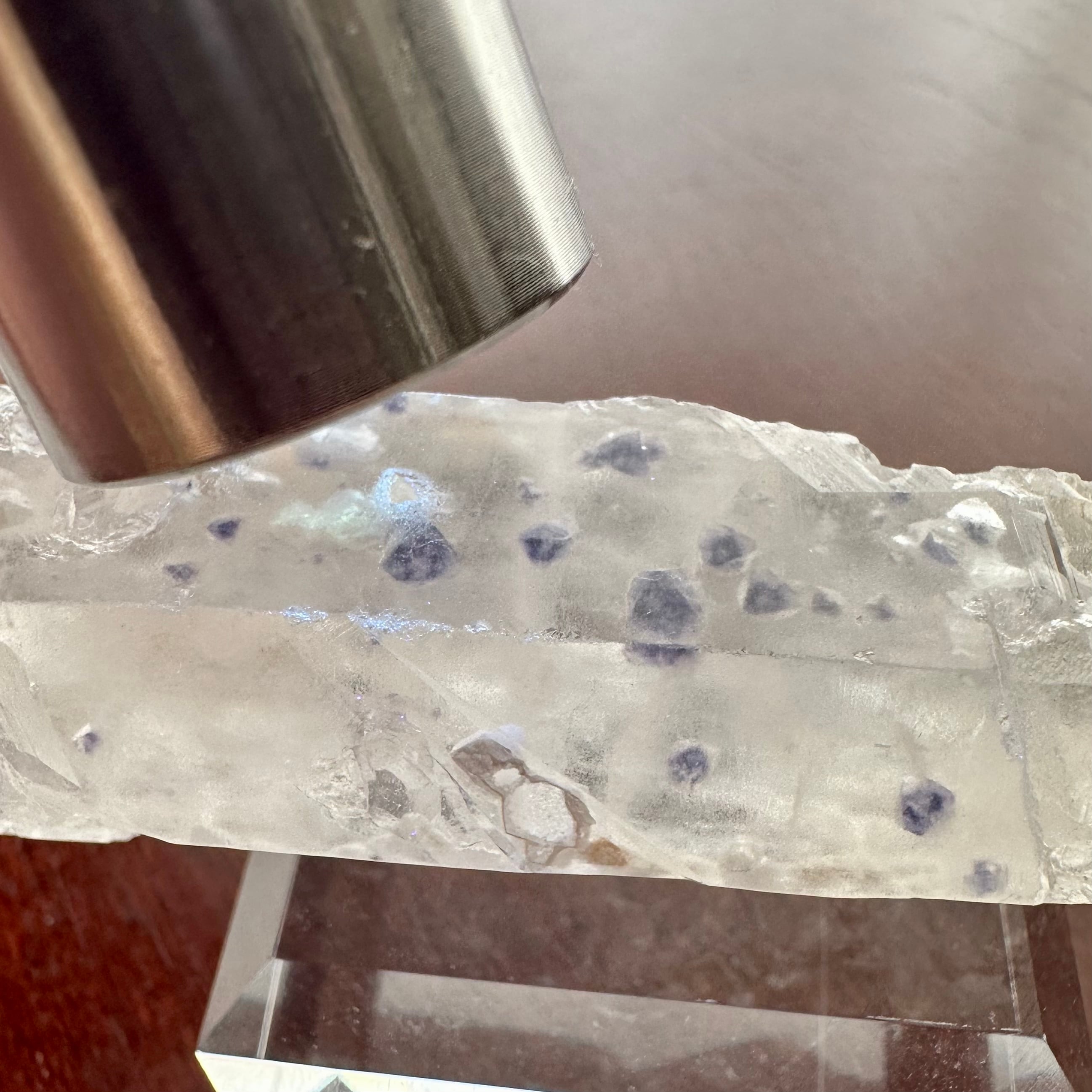 フローライト / クォーツ【Fluorite in Quartz】マダガスカル産