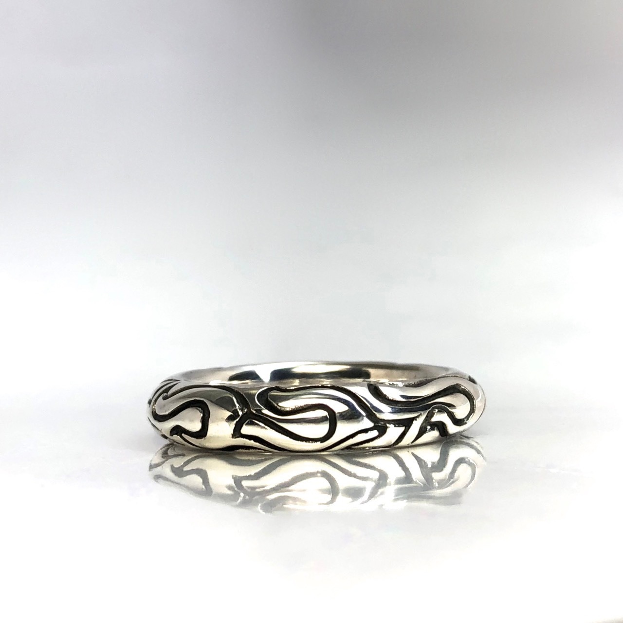 FLAME BAND RING / フレイムバンドリング